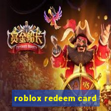 roblox redeem card