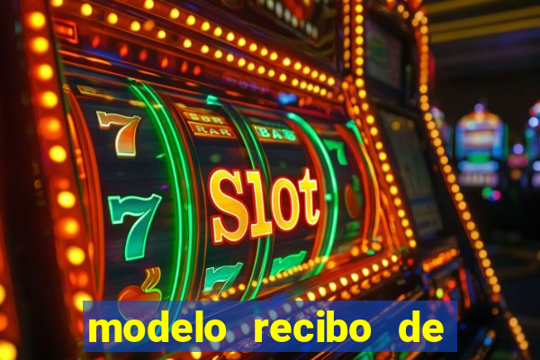 modelo recibo de pagamento word