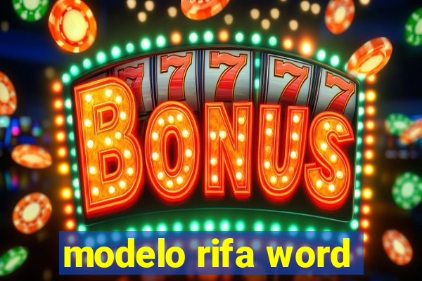 modelo rifa word