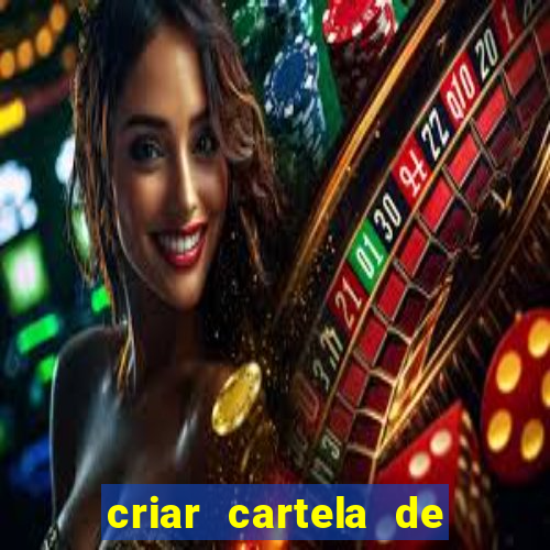 criar cartela de bingo no word