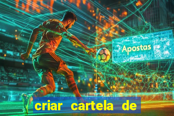 criar cartela de bingo no word