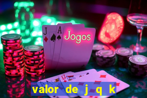 valor de j q k en blackjack