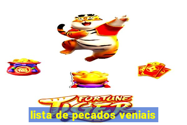 lista de pecados veniais