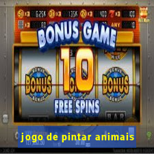 jogo de pintar animais
