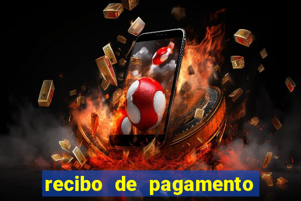 recibo de pagamento simples word