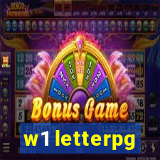 w1 letterpg