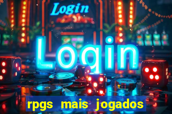 rpgs mais jogados do mundo