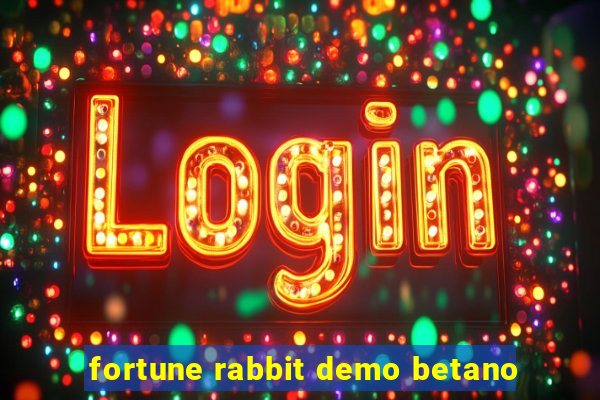fortune rabbit demo betano