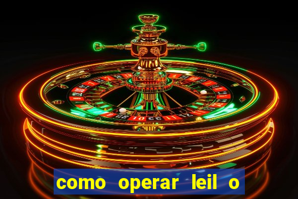como operar leil o de abertura mini indice
