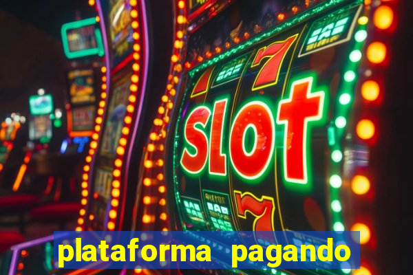 plataforma pagando no cadastro