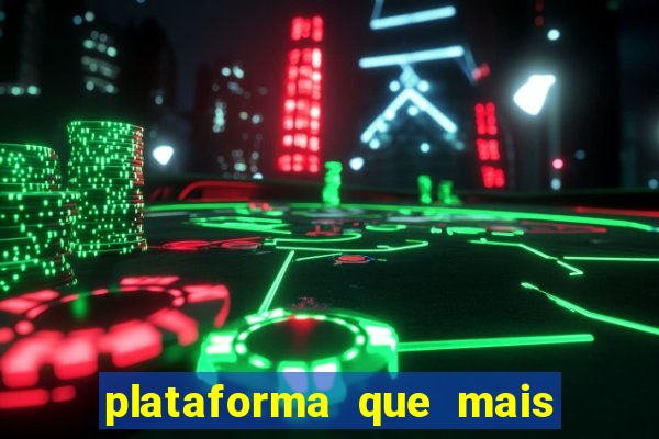plataforma que mais paga no fortune tiger