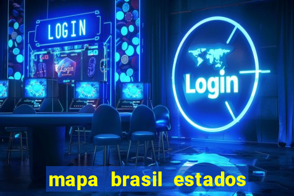 mapa brasil estados e capitais