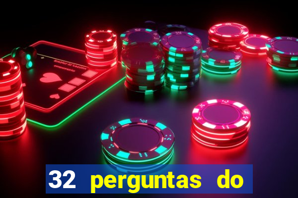 32 perguntas do livro do destino