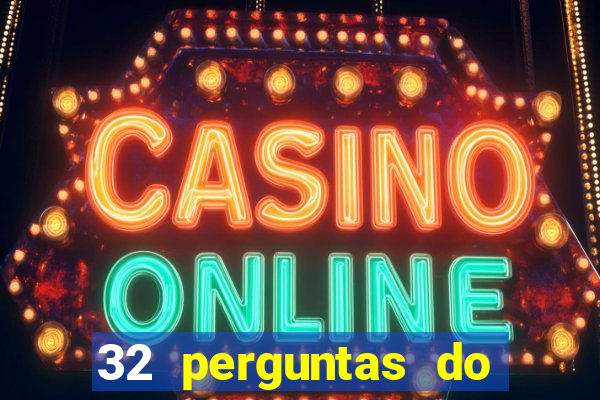 32 perguntas do livro do destino