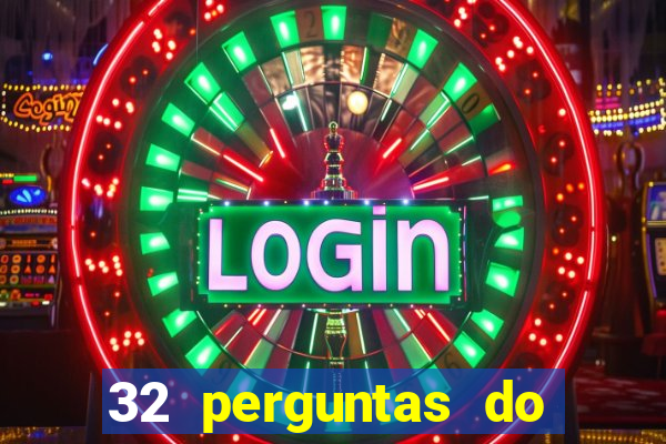 32 perguntas do livro do destino