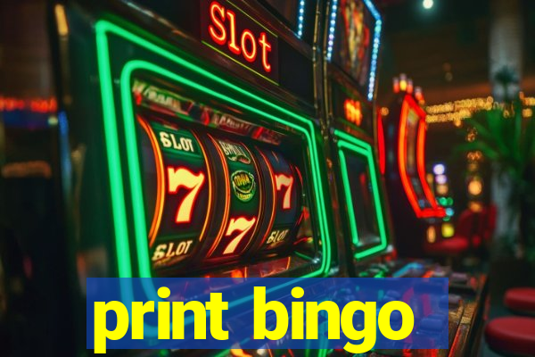 print bingo
