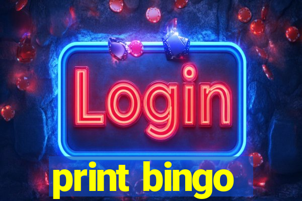 print bingo