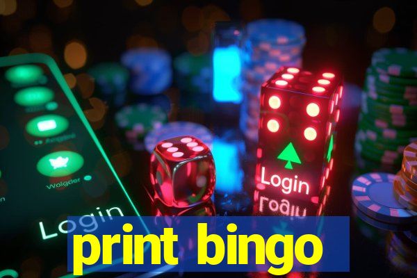 print bingo