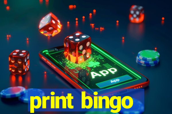 print bingo