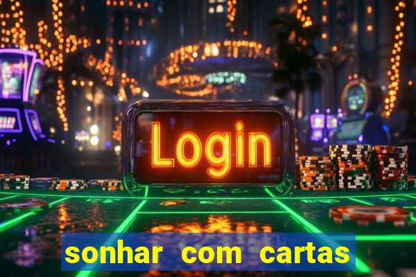 sonhar com cartas de baralho no chao