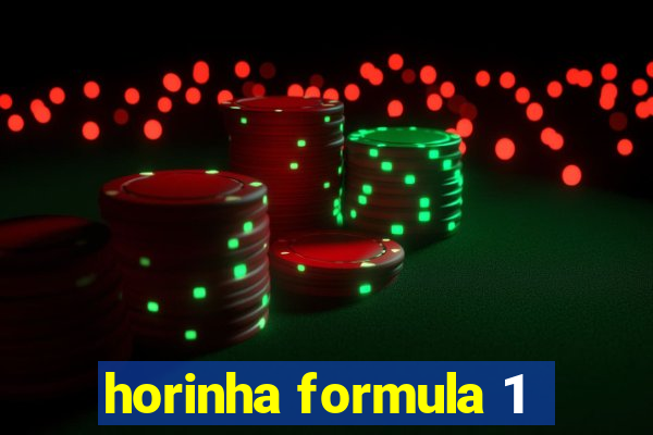 horinha formula 1