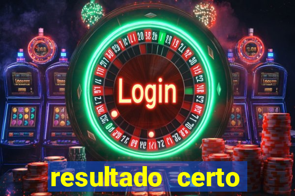 resultado certo loteria federal