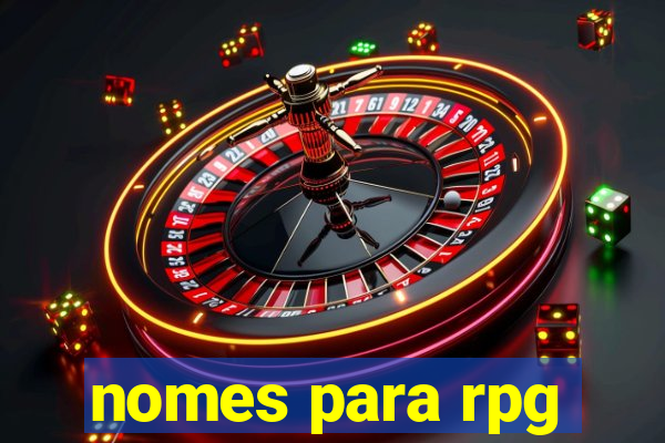 nomes para rpg