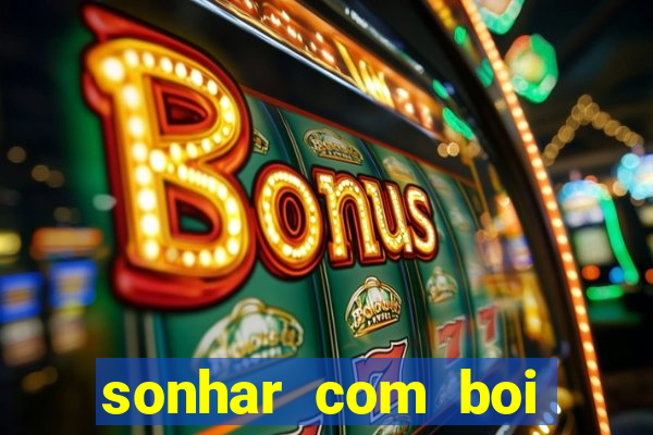 sonhar com boi jogo do bicho
