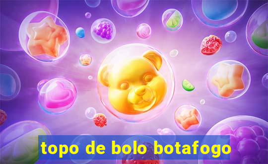 topo de bolo botafogo