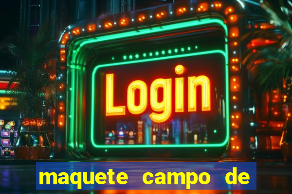 maquete campo de futebol (isopor)