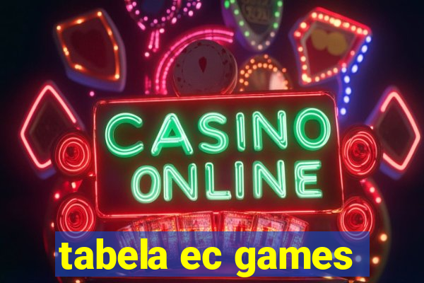 tabela ec games