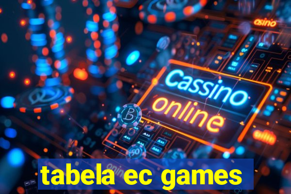 tabela ec games