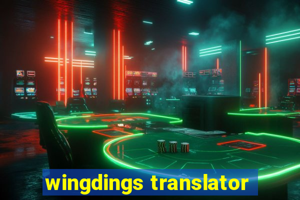 wingdings translator