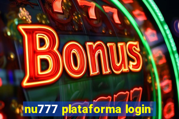 nu777 plataforma login