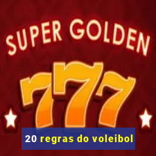 20 regras do voleibol
