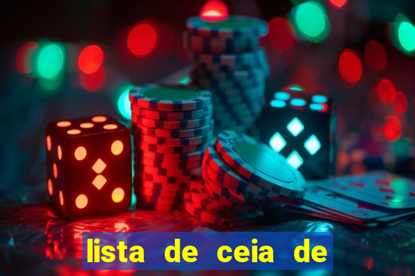 lista de ceia de natal completa