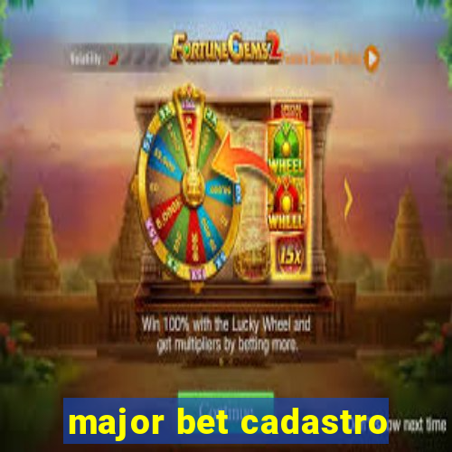 major bet cadastro