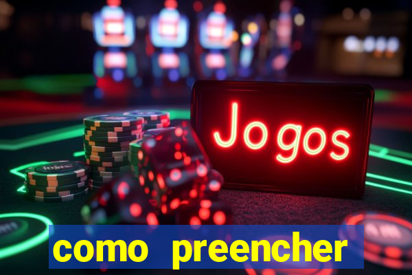 como preencher recibo de pagamento