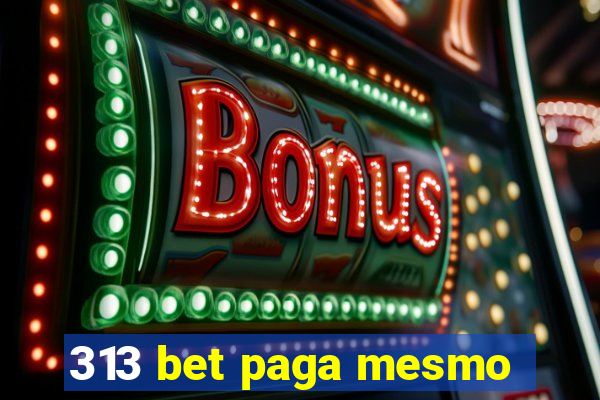 313 bet paga mesmo