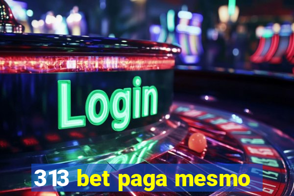 313 bet paga mesmo