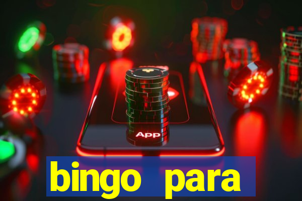 bingo para despedida de solteira para imprimir