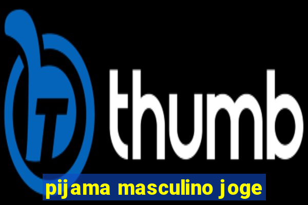 pijama masculino joge