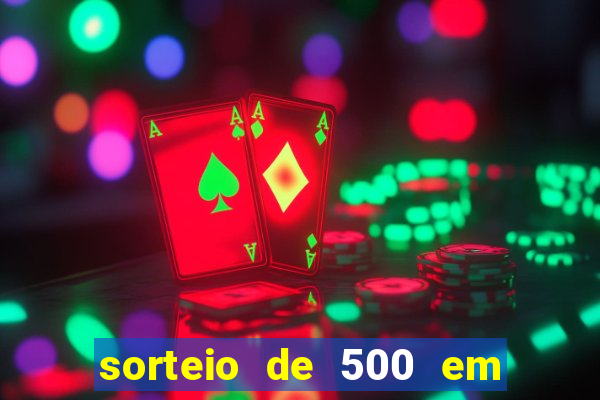 sorteio de 500 em cash toda segunda feira novibet como funciona