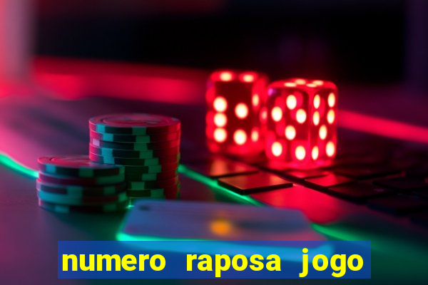 numero raposa jogo do bicho