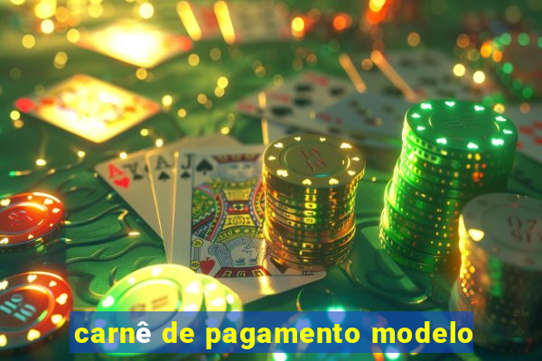 carnê de pagamento modelo